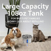 Veken Stainless Steel Cat Water Fountain