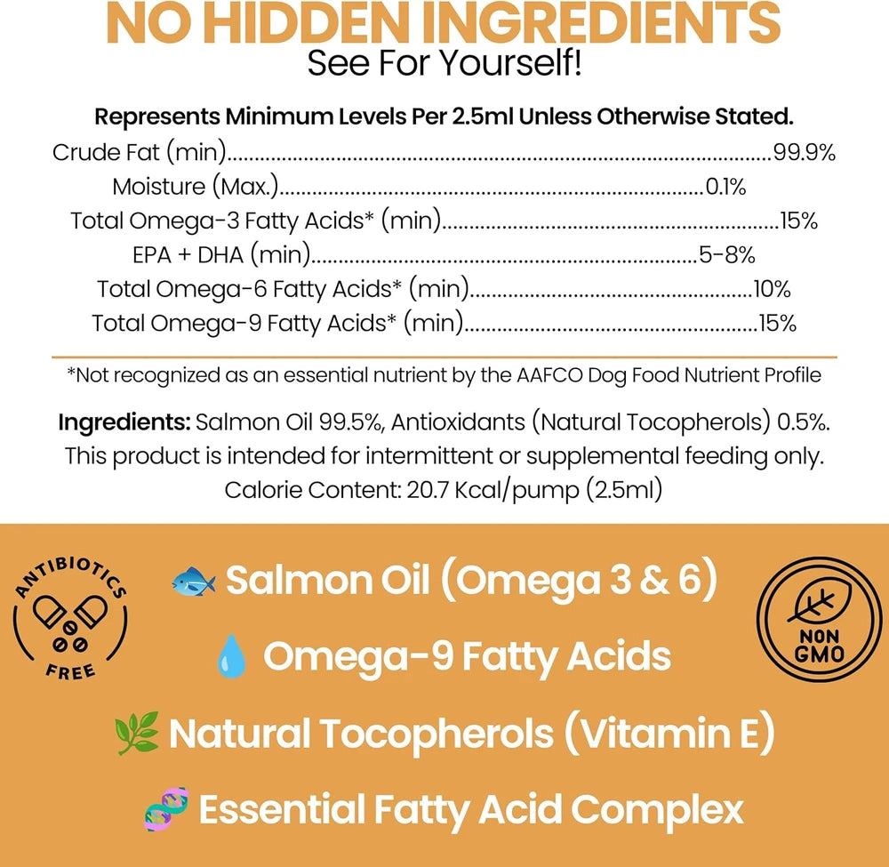 Salmon Oil Skin and Coat Supplement
