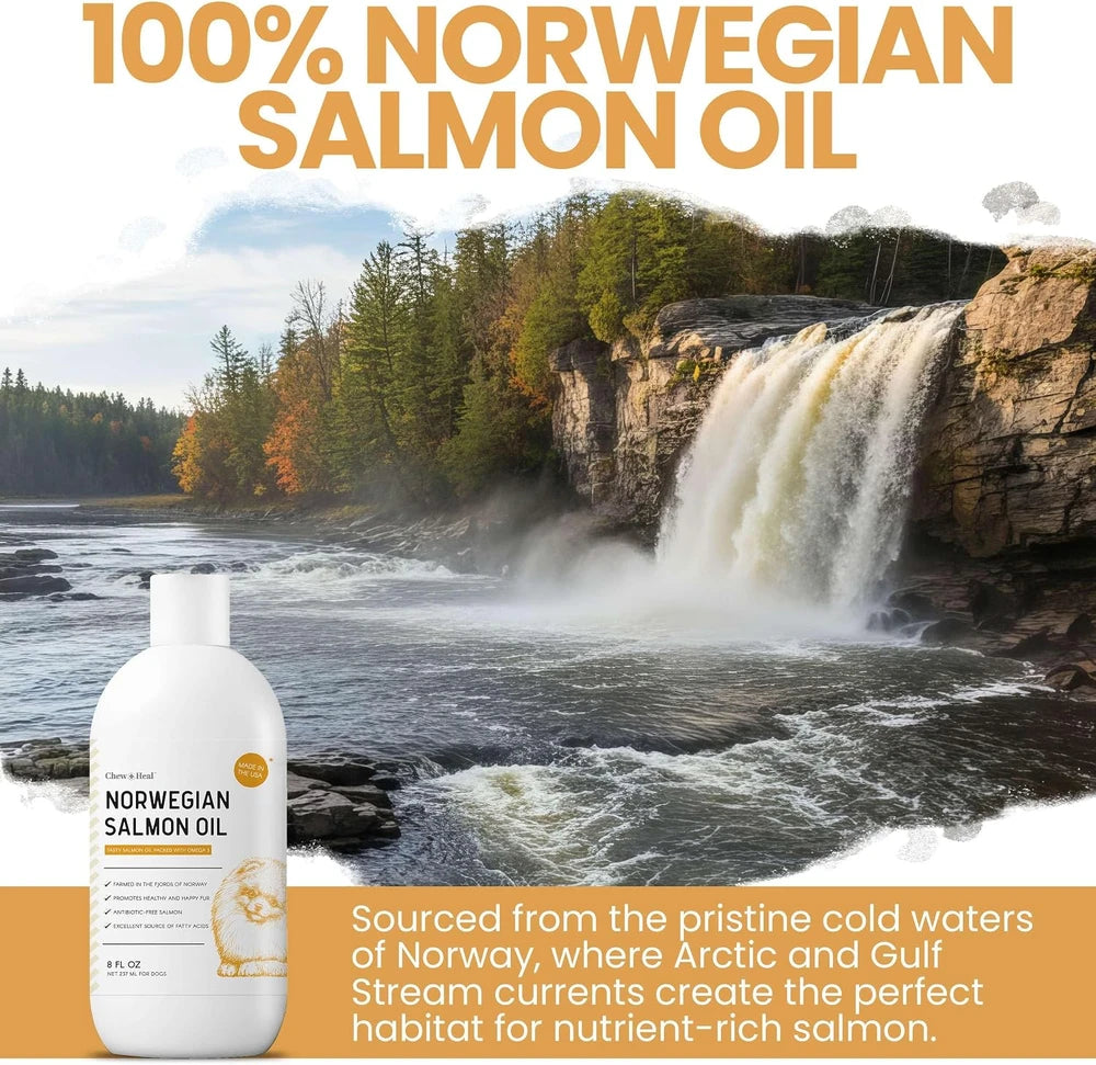Salmon Oil Skin and Coat Supplement