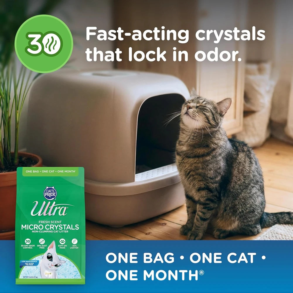 Fresh Scent Micro Crystal Cat Litter