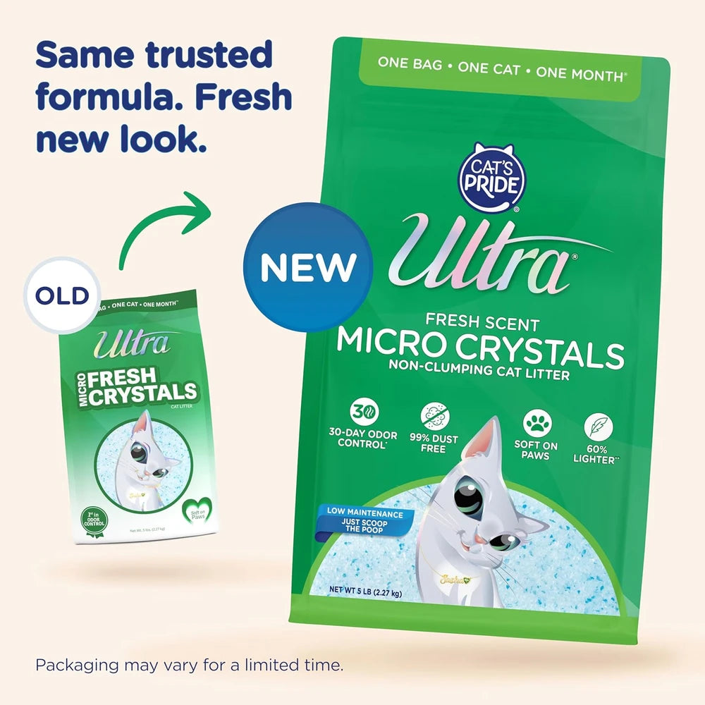 Fresh Scent Micro Crystal Cat Litter