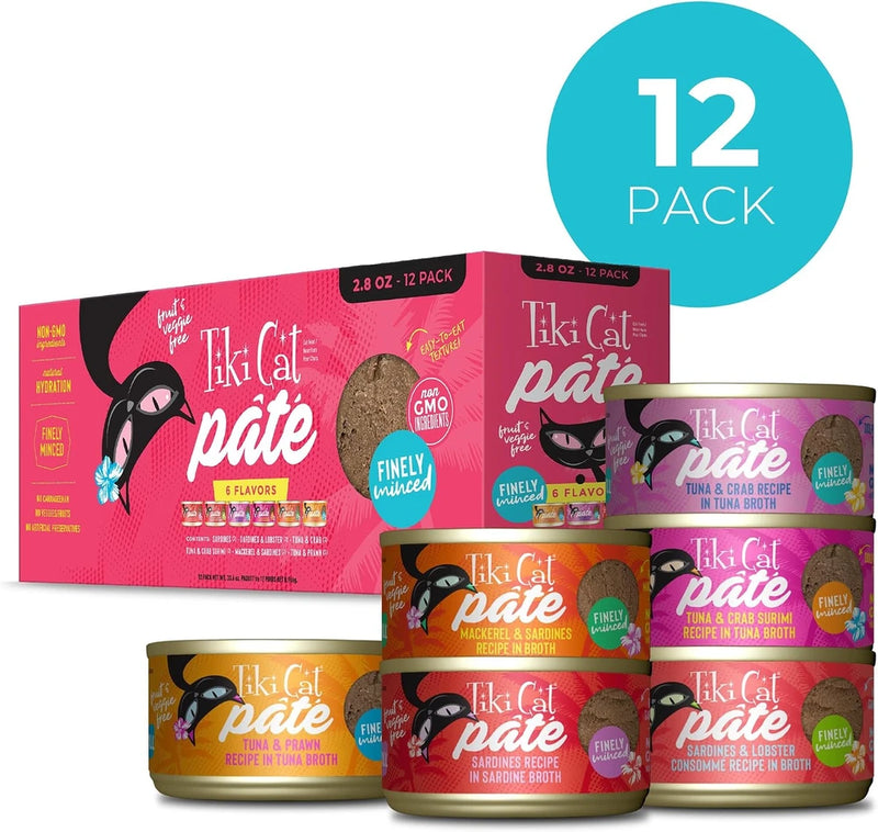 Tiki Cat Grill Pate Wet Cat Food Variety Pack