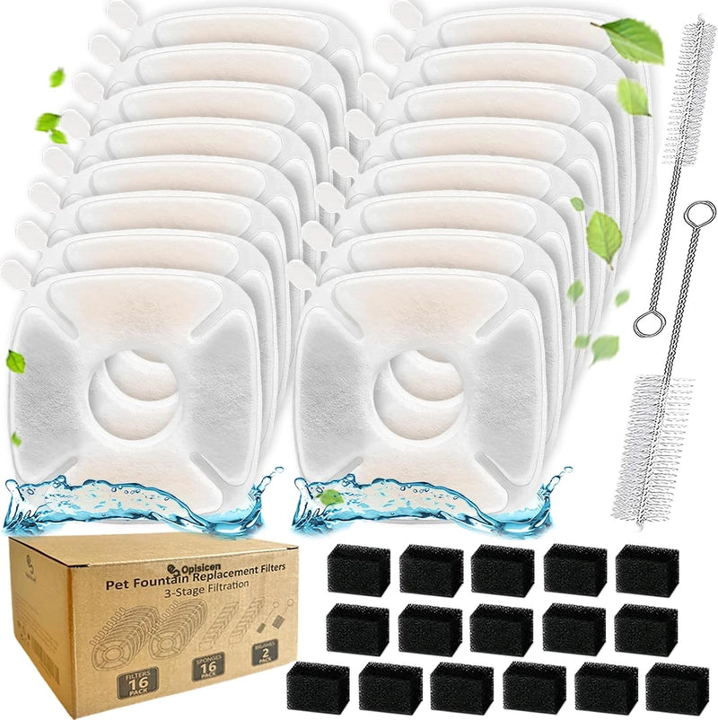 Opisicen Pet Water Fountain Replacement Filters