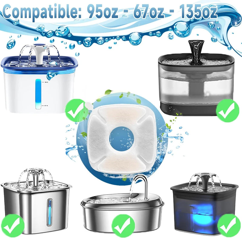 Opisicen Pet Water Fountain Replacement Filters